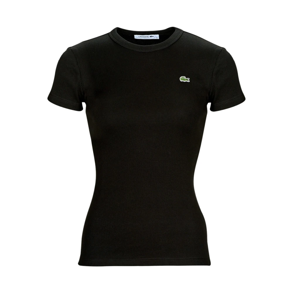 Lacoste Donna Nero Top, M, New,