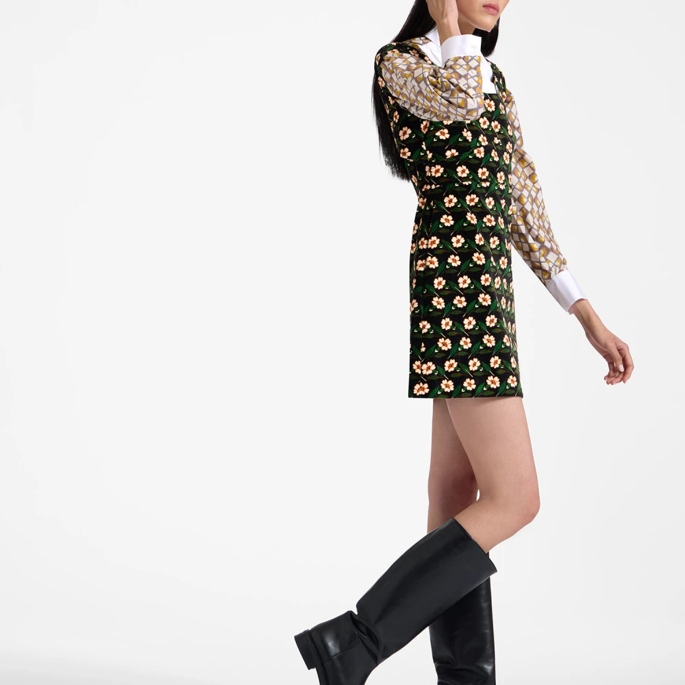 La DoubleJ Mini Arabesque Jurk Black Dames