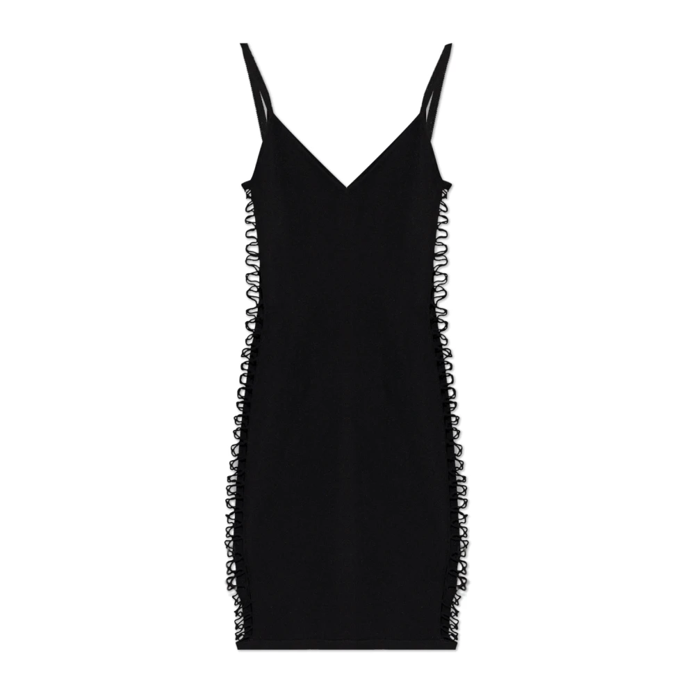 Dsquared2 Donna Nero - Abito Con Cut-Out Laterali Decorativi - Dresses - L