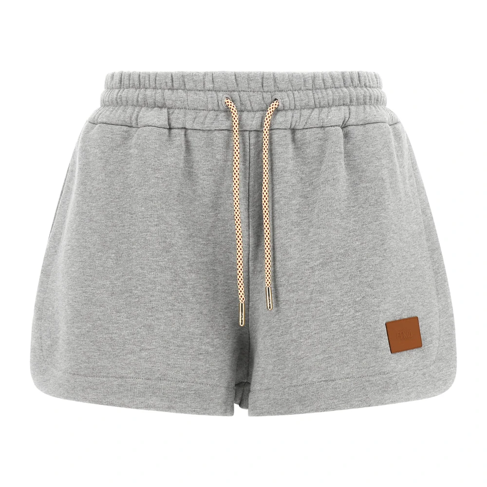 Fendi Shorts - Female - Short Shorts - Gray - M - Shorts