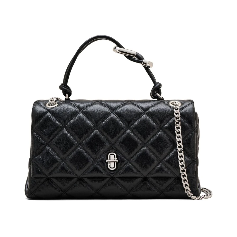 Marc Jacobs Zwarte Dubbele Kettingtas Black Dames