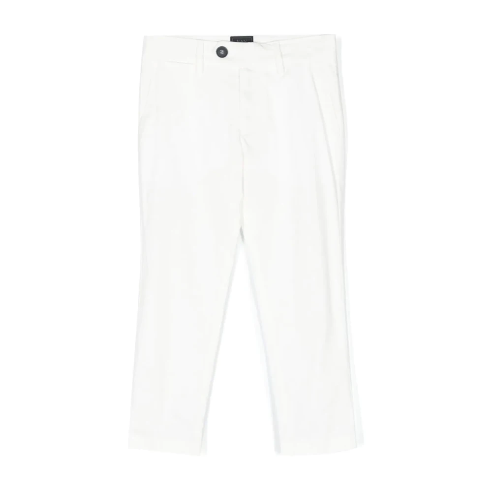 Fay Boys White Trousers, 8 Y, `S Clothing Trousers Ivory Noos