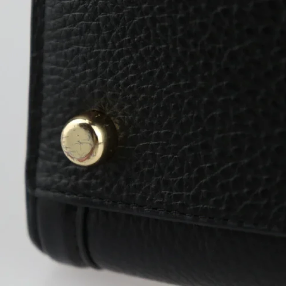 Coach Pre-owned Leather handbags Black Dames