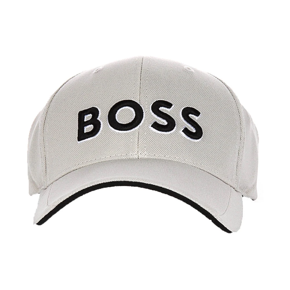 Hugo Unisex Beige Minimalist Cotton Cap - Hats & Caps - One Size - Accessories