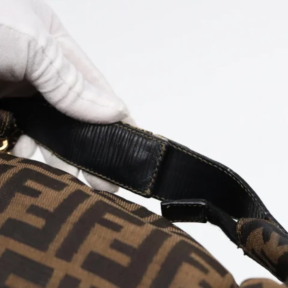 Fendi Vintage Pre-owned Canvas pouches Brown Dames