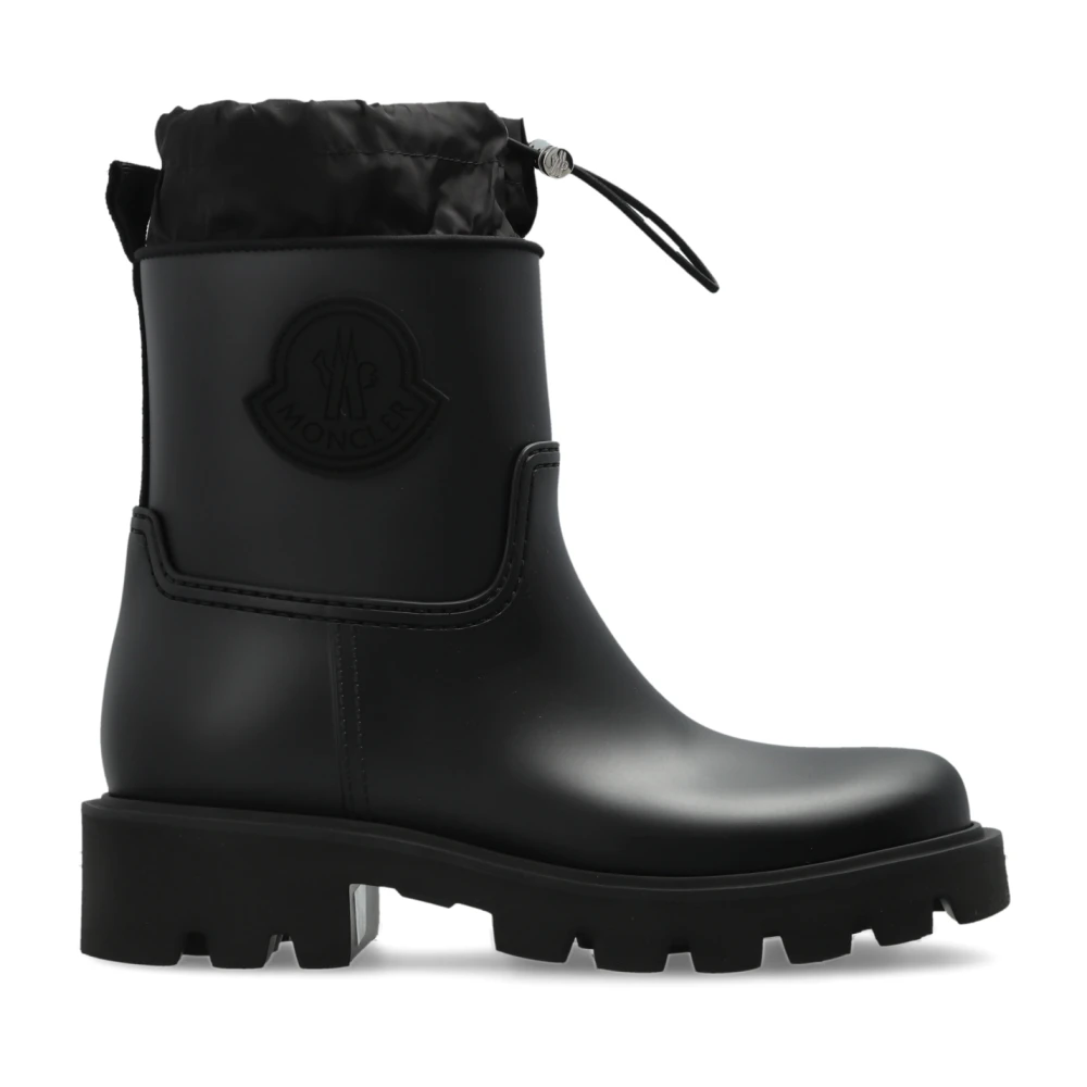 Moncler Black Wellies, Female, 7 Uk, Kickstream Rain Boots