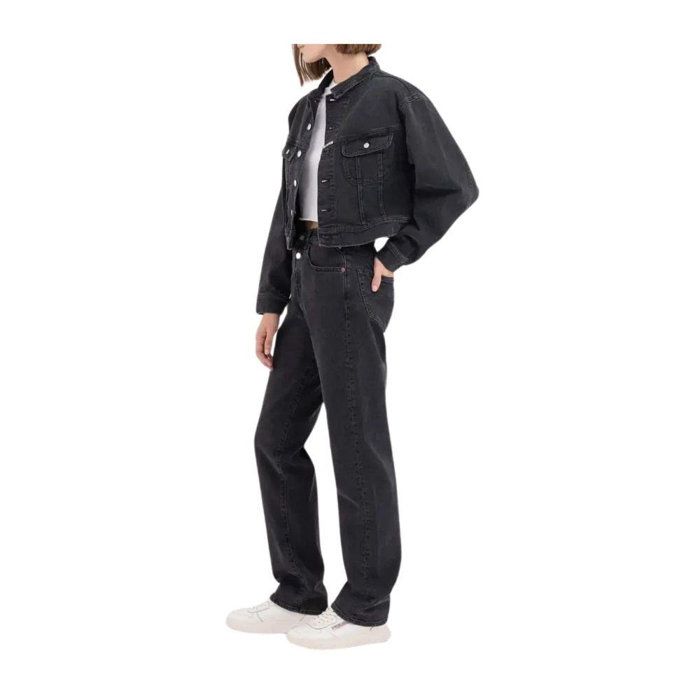 Replay Denim Jas Black Dames