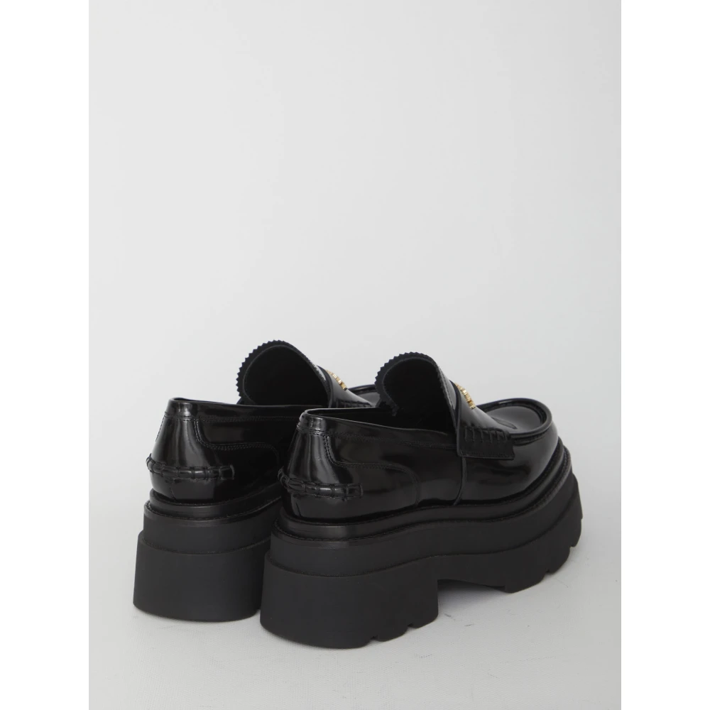 alexander wang Zwarte Loafer Schoenen met Chunky Platform Black Dames