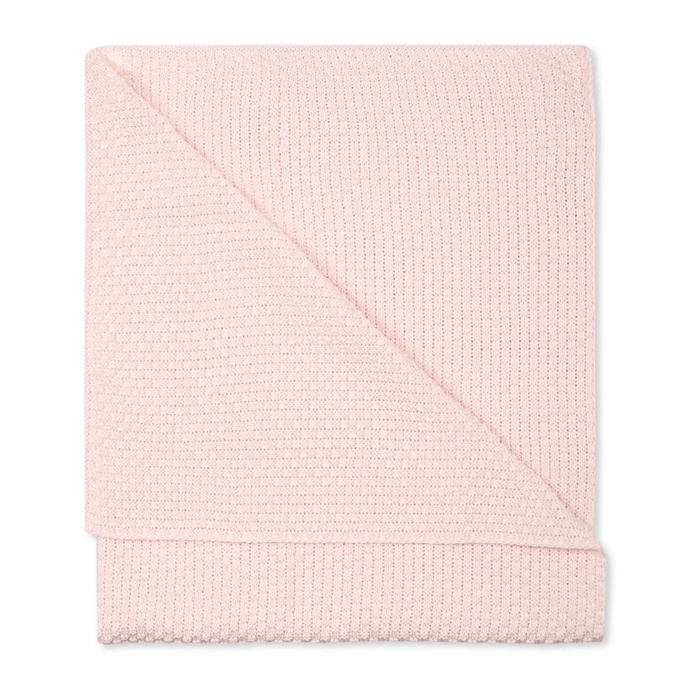 Little Bear Gebreid katoenen deken in roze Pink Unisex