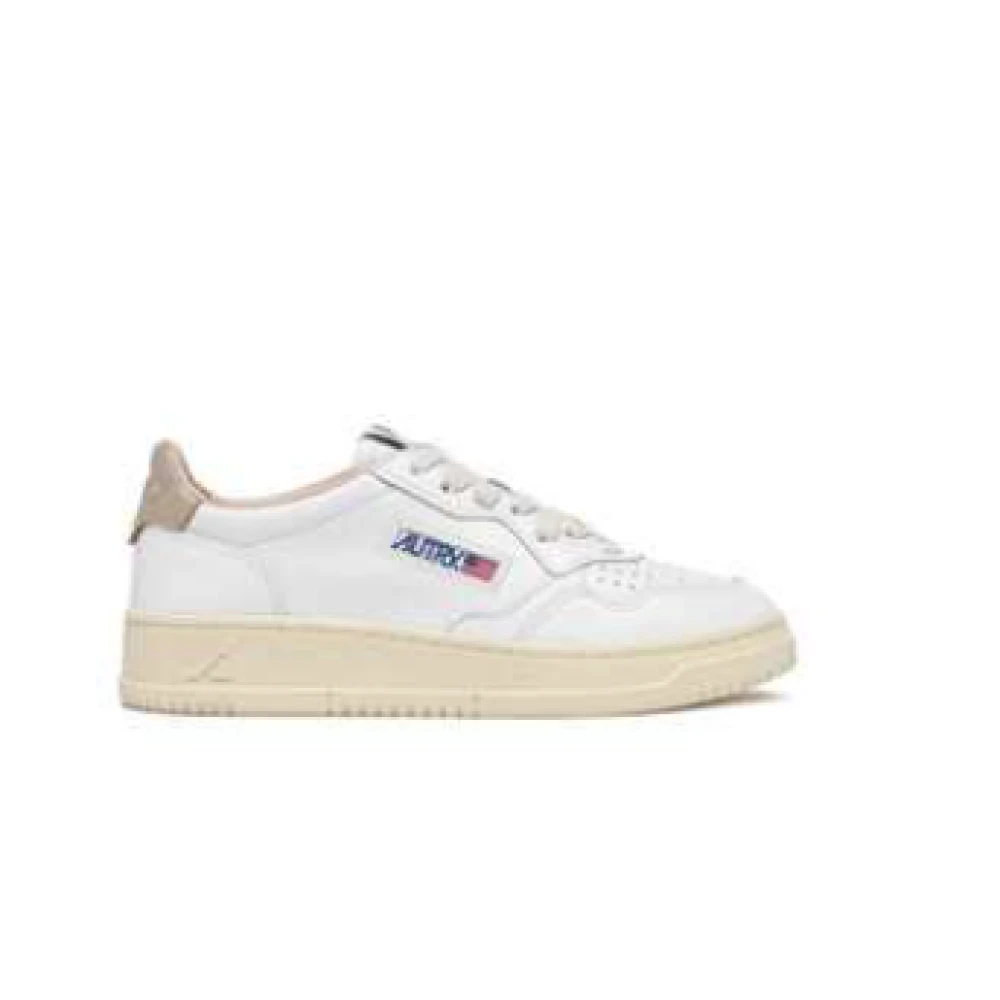 Autry Men's White Trainers With Logo Panels Size 9 Uk