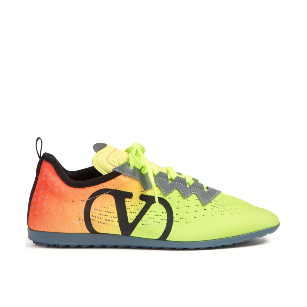 Valentino Garavani Stickad Låg V-Logo Sneakers Multicolor, Herr