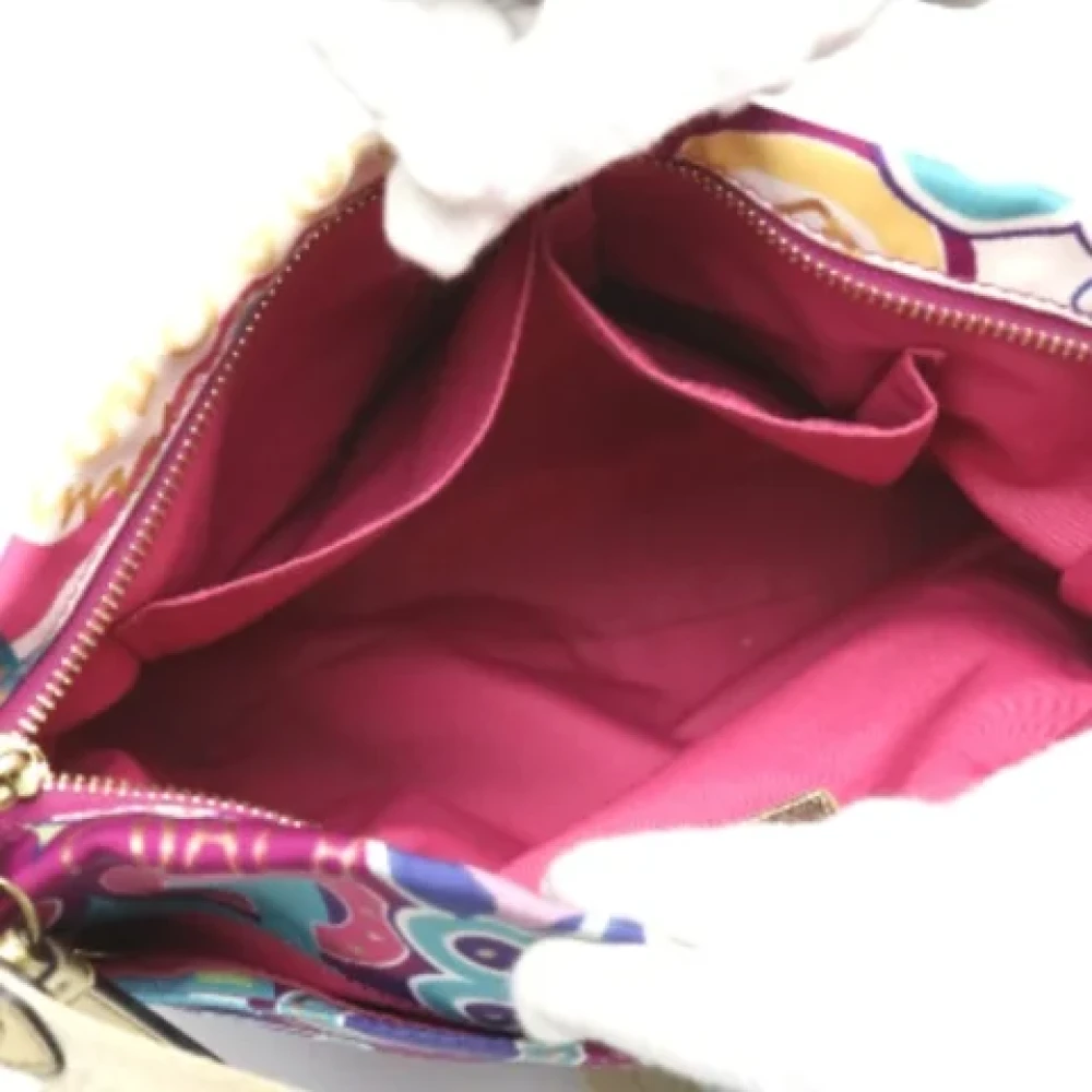 Coach Pre-owned Canvas shoulder-bags Multicolor Dames
