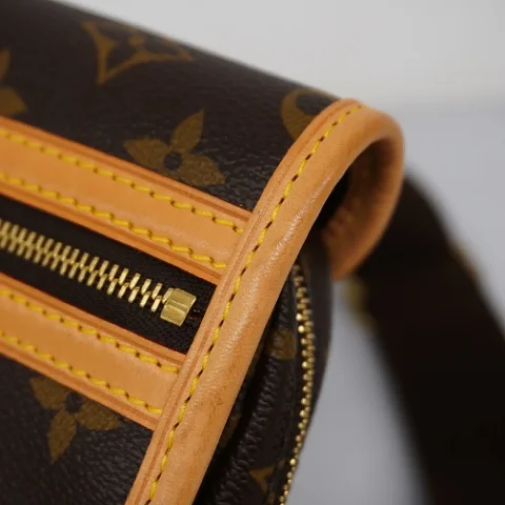 Louis Vuitton Vintage Pre-owned Fabric shoulder-bags Brown Dames