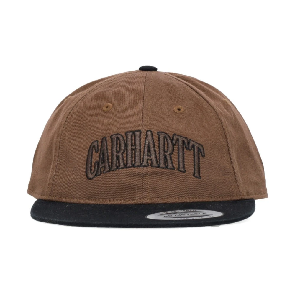 Carhartt WIP Bruin zwarte platte klep pet Brown Heren