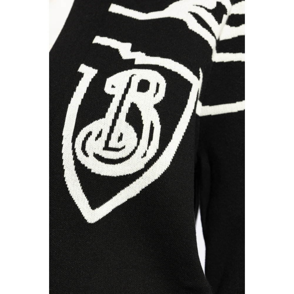 Burberry Cardigan met logo Black Dames