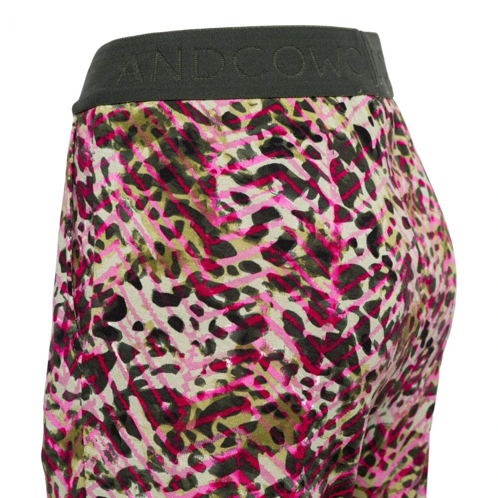 &Co Woman Wijde Broek Zomerse Stijl Multicolor Dames