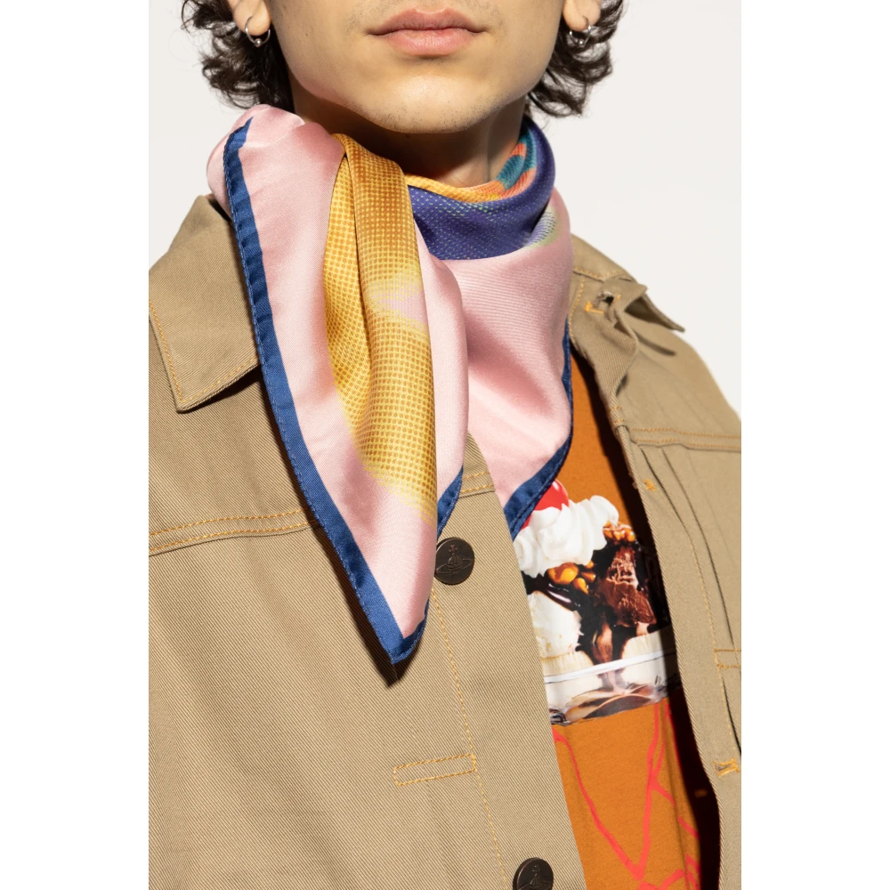 Vivienne Westwood Zijden sjaal Multicolor Unisex