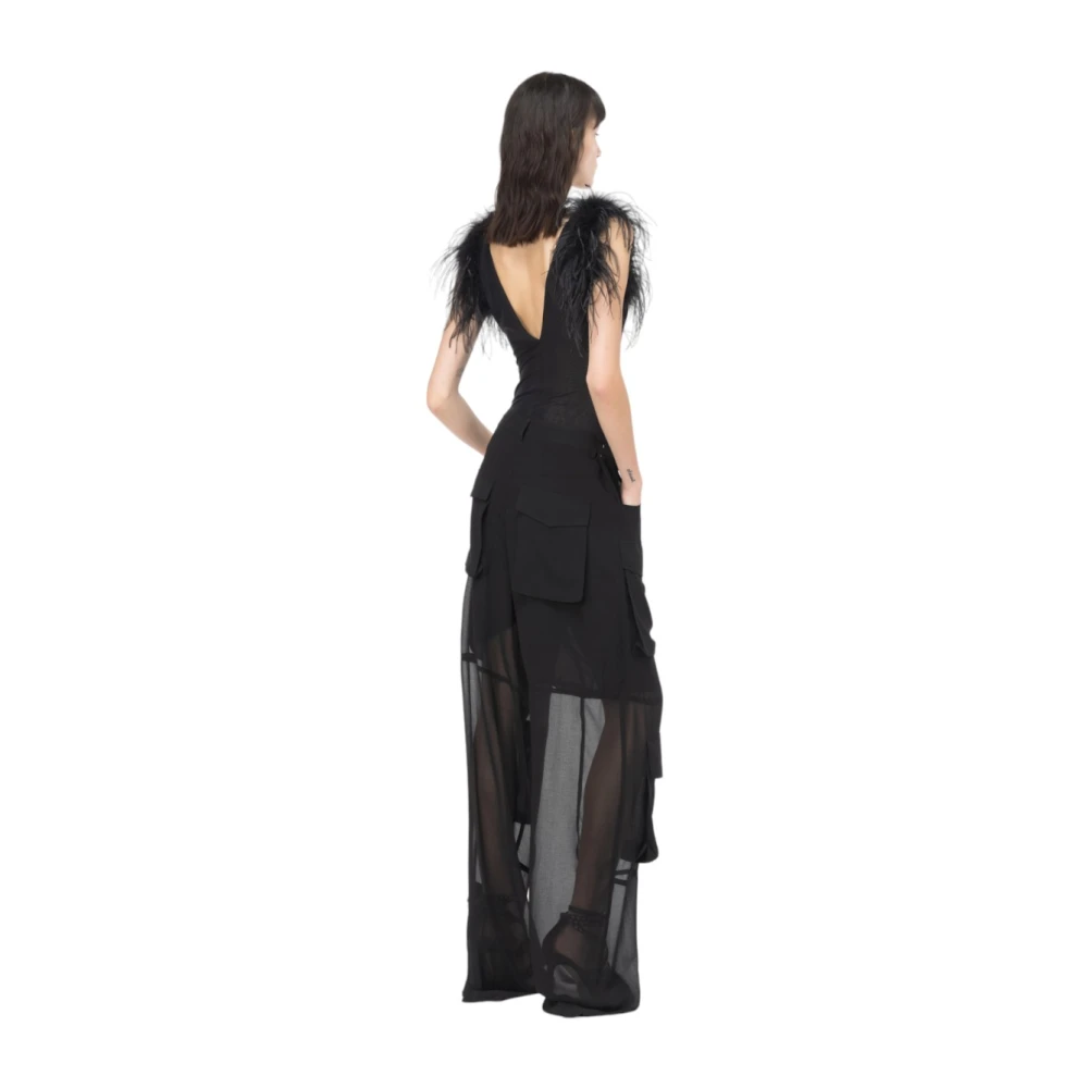 pinko Georgette Bodykleding Black Dames