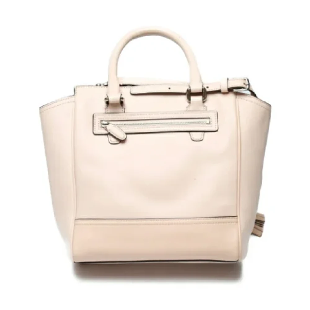 Coach Pre-owned Fabric handbags Beige Dames