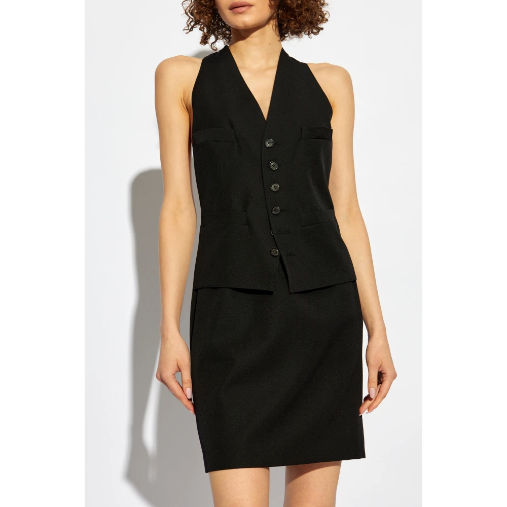 Dsquared2 Wollen jurk Black Dames
