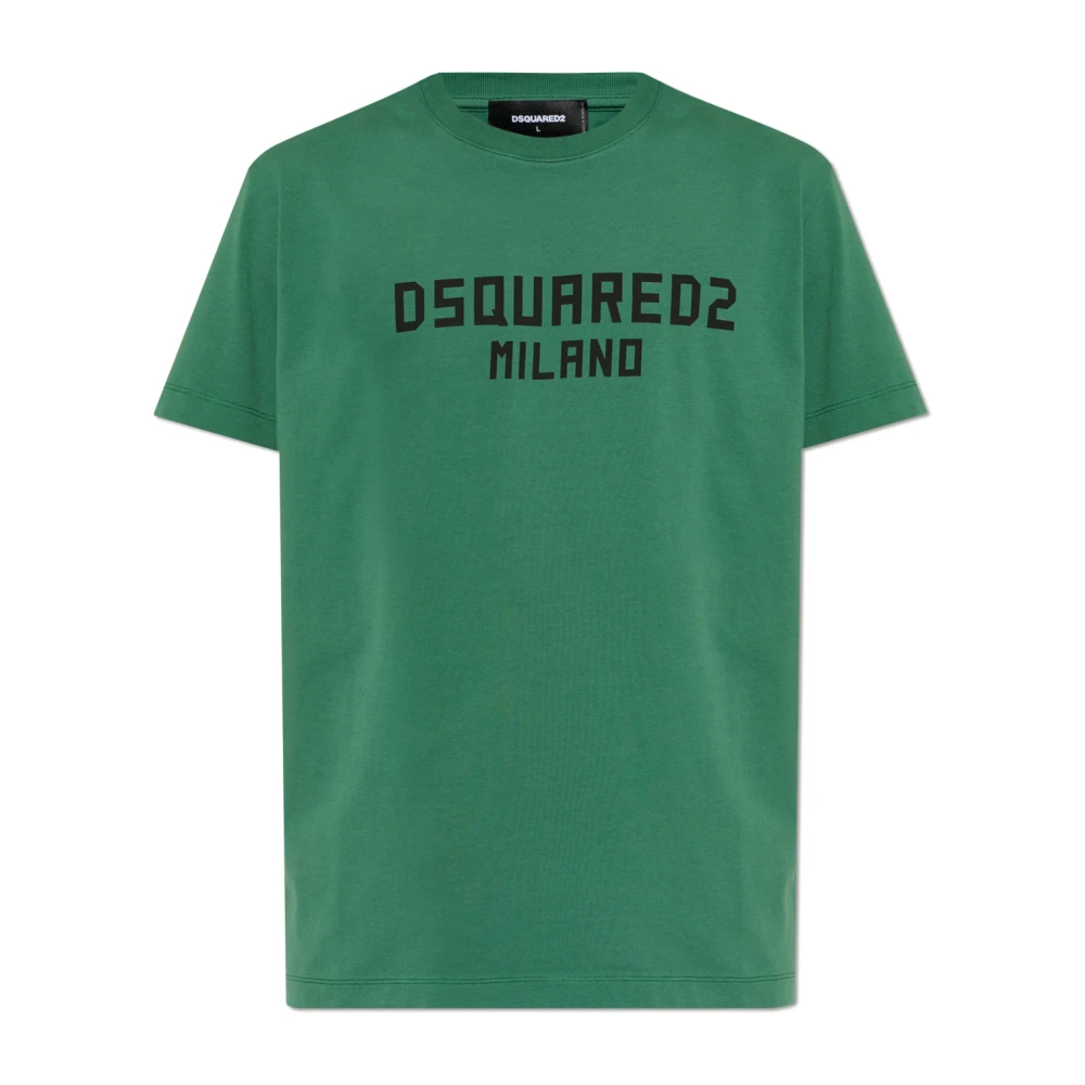 Dsquared2 Milano Cool Fit T-Shirt - Male - T-Shirts - Green - Xl - Tops