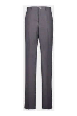 Slim-Fit Ullskräddade Byxor
