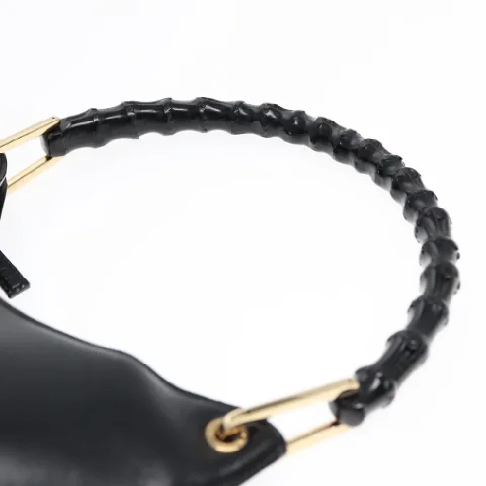 Gucci Vintage Pre-owned Leather handbags Black Dames
