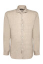 chemise-en-lin-beige-col-classique
