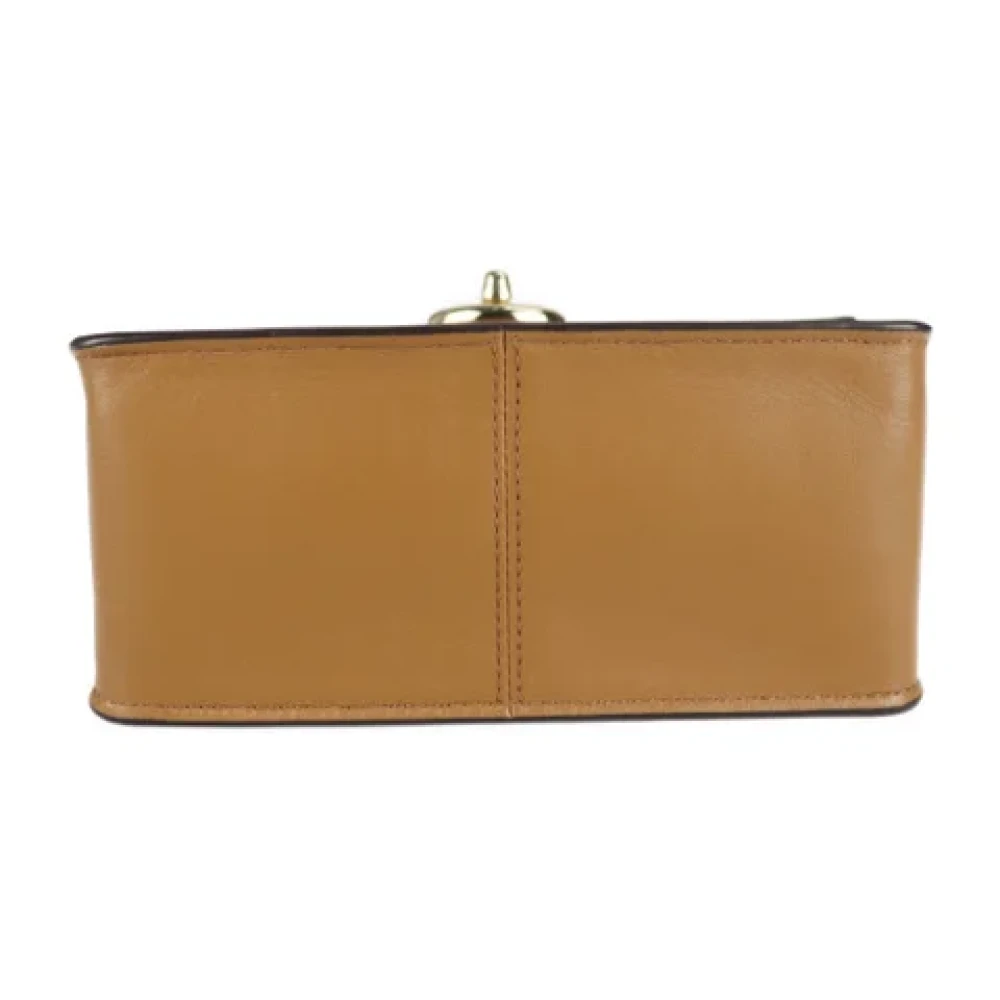 Coach Pre-owned Fabric shoulder-bags Brown Dames