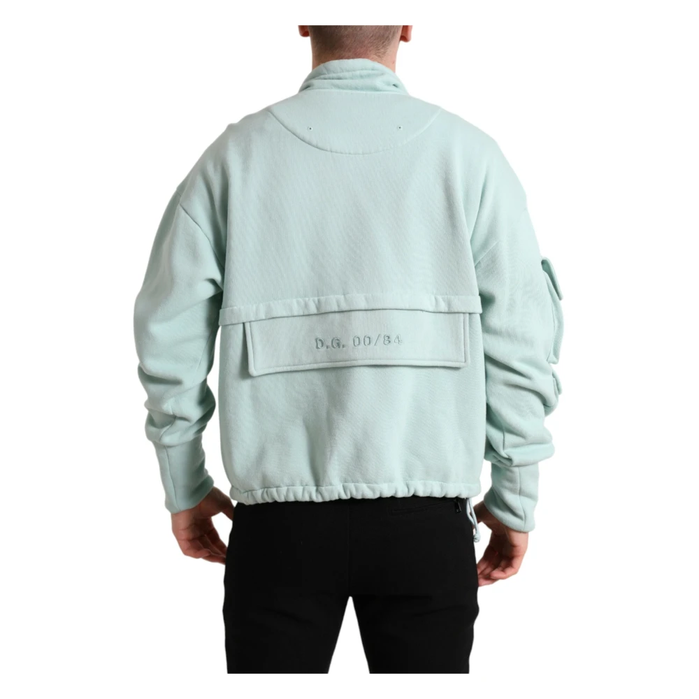 Dolce & Gabbana Mintgroene Hoodie Green Heren