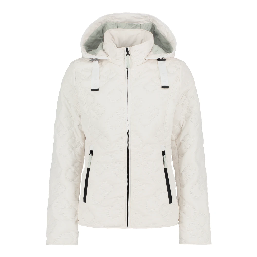 Gil Bret Hoodie met grafisch patroon Beige Dames