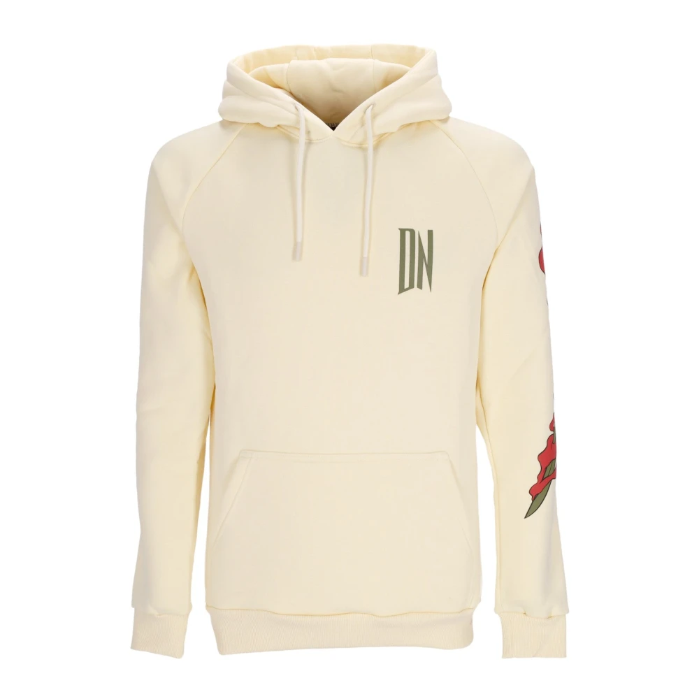 Dolly Noire Draken Beige Hoodie met Kangoeroezak Beige Heren