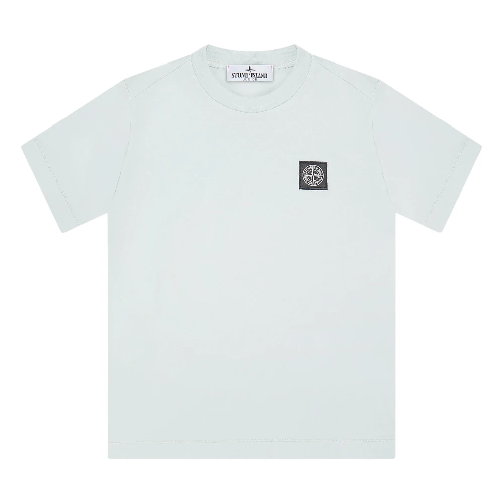 Stone Island Boys Blue Compass Logo T-Shirt Size 4 Y