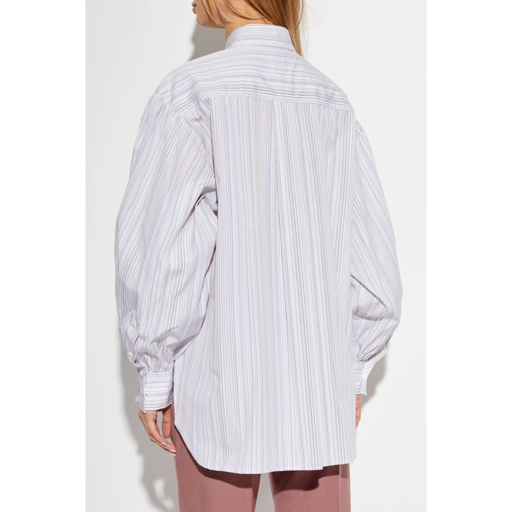 Paul Smith Overhemd met gestreept patroon Blue Dames