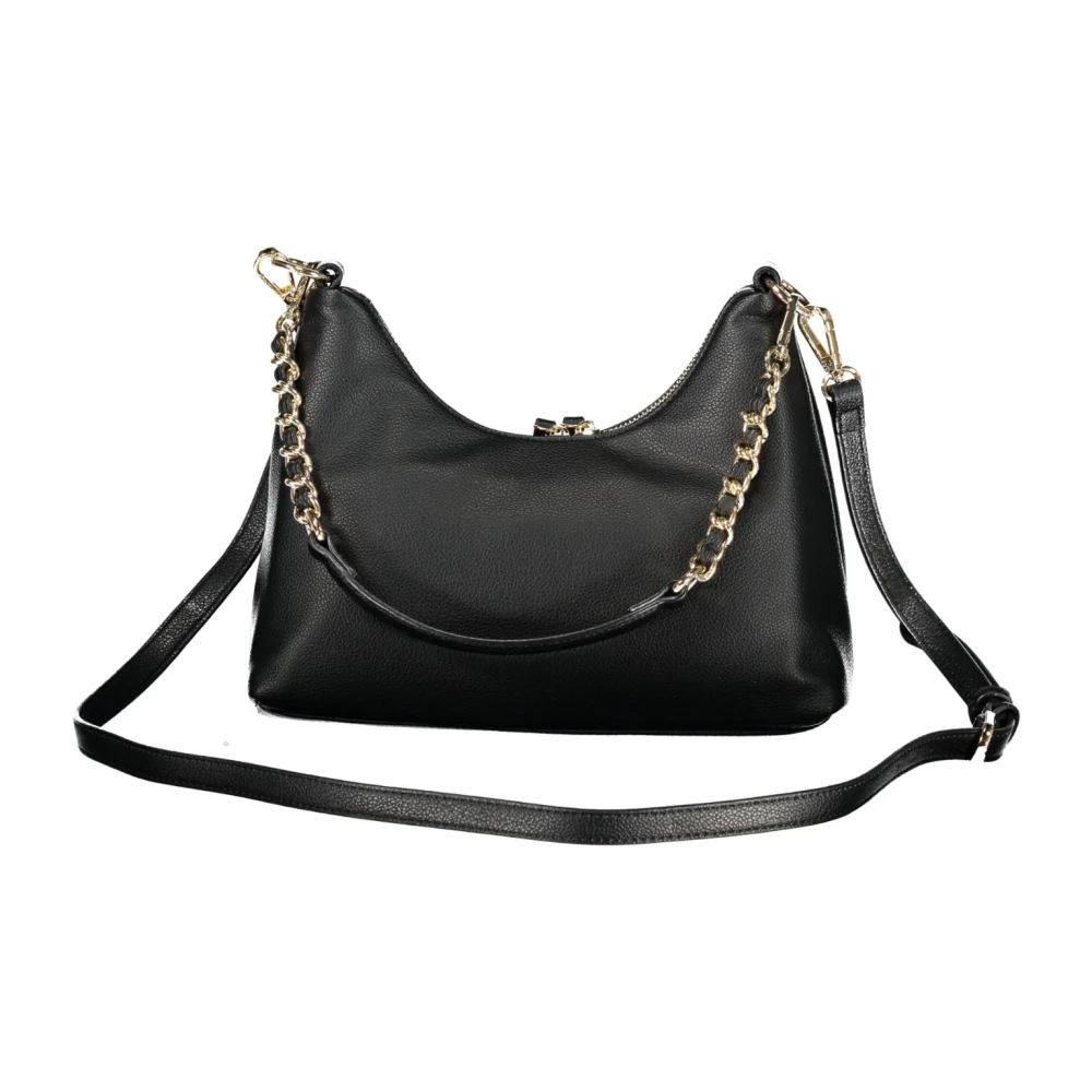 Valentino by Mario Valentino Zwarte schoudertas met kettingriem Black Dames