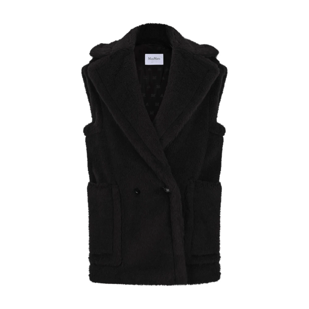 Max Mara Women's Black Waistcoats, 3XS, Bormida Vest