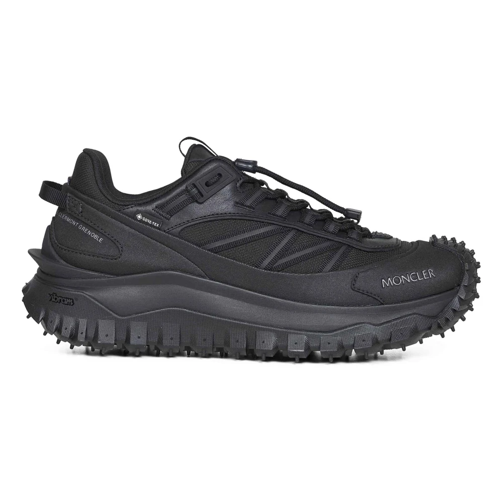 Moncler Black Trailgrip Gtx Trainers - Male - Running Shoes - 10 Uk - Sport