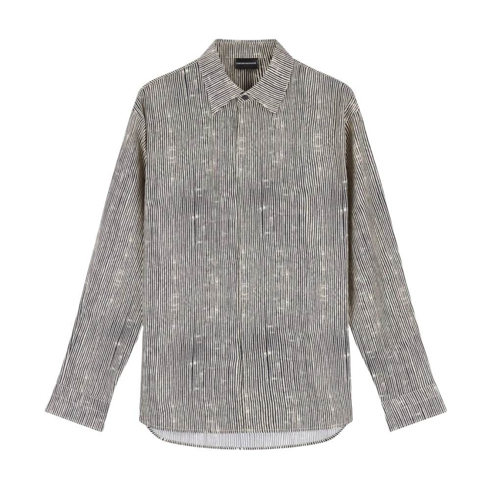 Emporio Armani Herren Multicolor Shirts, Mehrfarbig, Mgröße:
