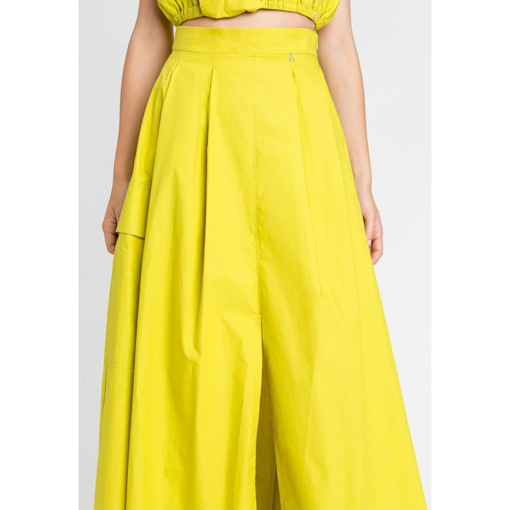 Twinset Groene Rok met Zakken Green Dames