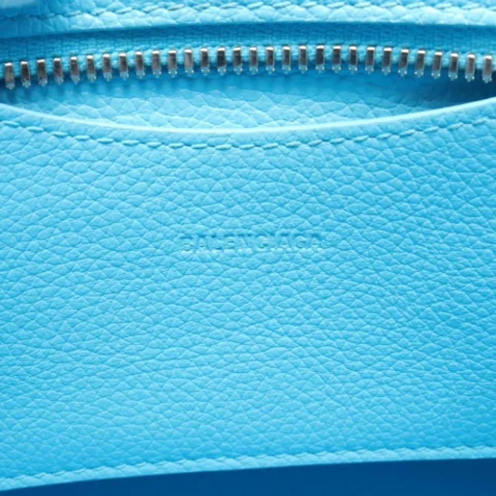 Balenciaga Vintage Pre-owned Leather balenciaga-bags Blue Dames