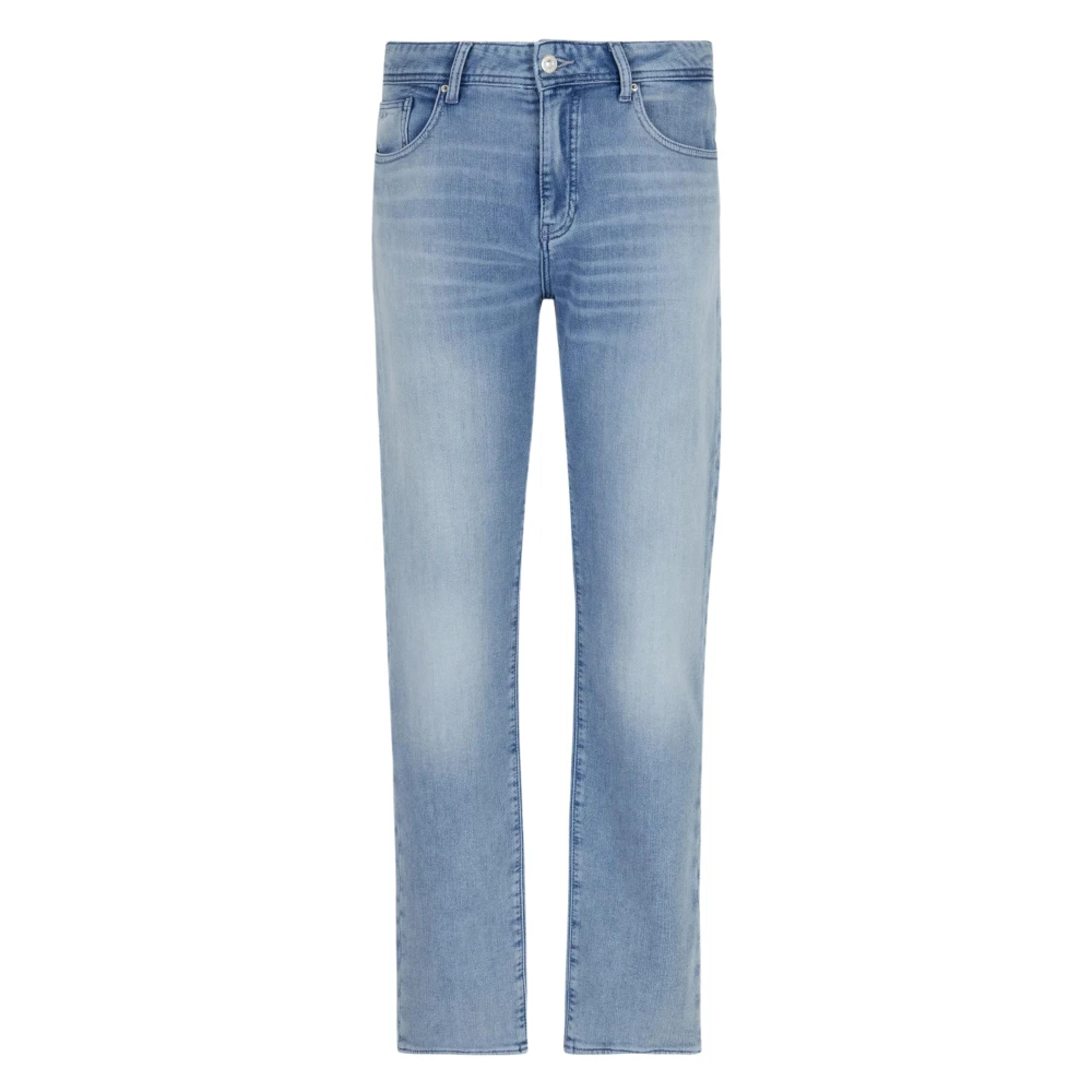 Armani Exchange Indigo Denim Regular Fit Jeans Blue Heren