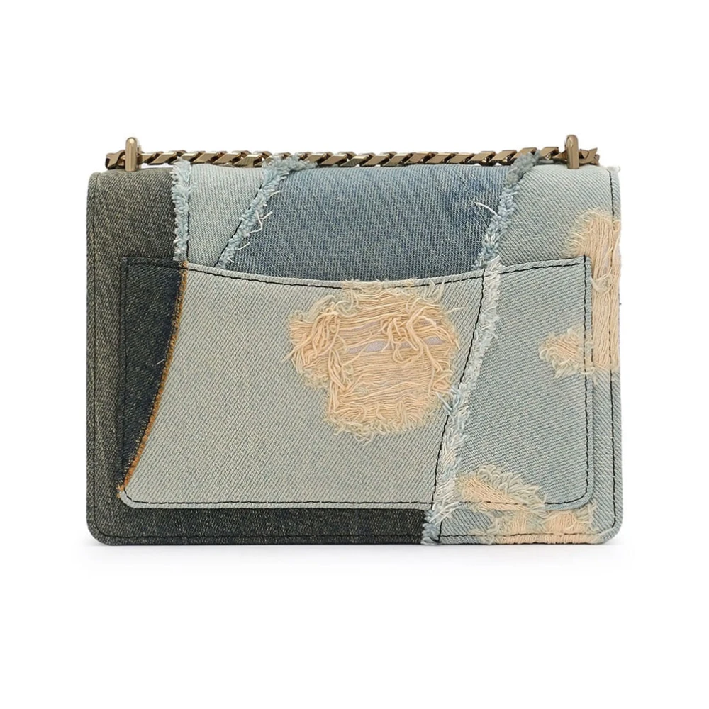 Dolce & Gabbana Stijlvolle Crossbody Tas Blue Dames