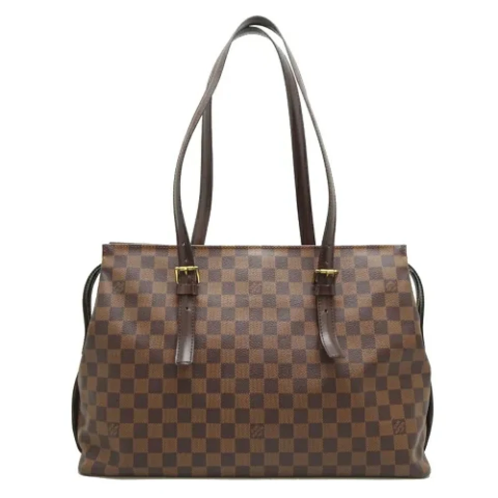 Louis Vuitton Vintage Pre-owned Canvas shoulder-bags Brown Dames