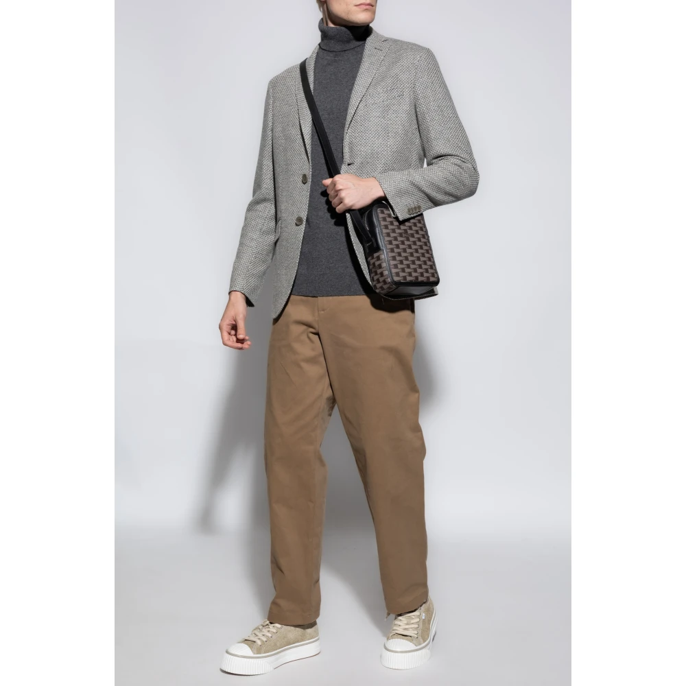 ETRO Wollen Blazer Gray Heren