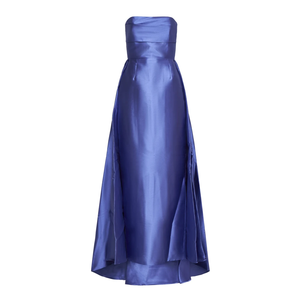 Solace London Tiffany Maxi Klänning Blue, Dam