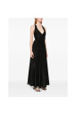robe-noire-avec-col-halter-et-boutons-avant