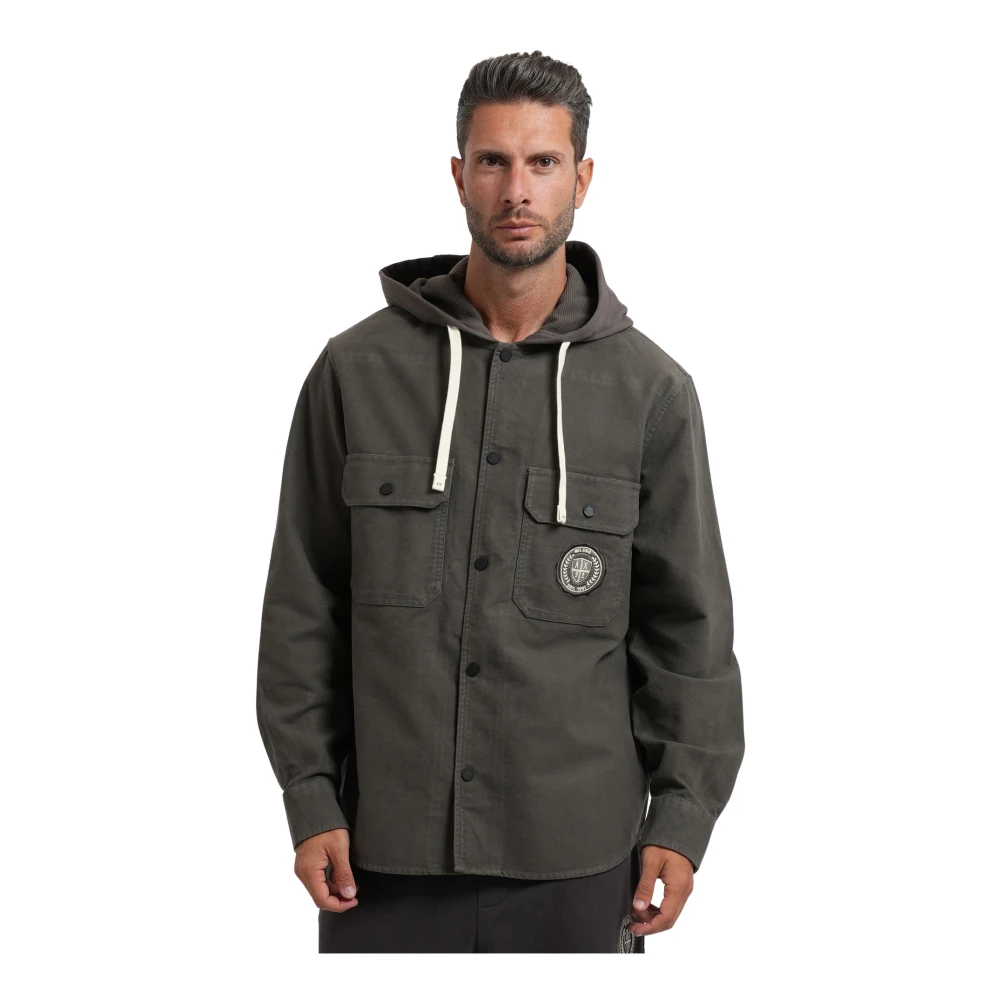 Armani Exchange Uomo Grigio Magliette, M, New,