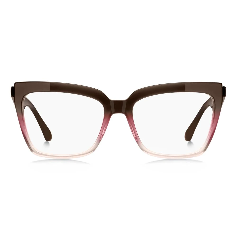 ETRO Bruin Fuchsia Brillenmonturen Brown Unisex