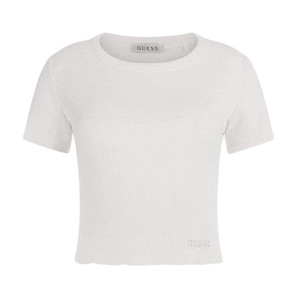 Guess - Tops > T-Shirts - White - Guess - Modalova