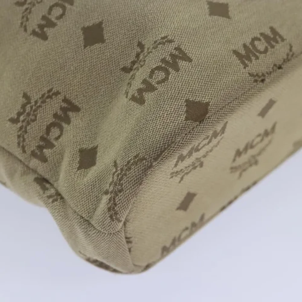 MCM Pre-owned Canvas shoulder-bags Beige Dames